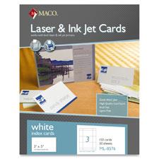 Maco Laser/Inkjet 5"x3" Cards