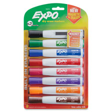Sanford Eraser Cap Magnetic Dry Erase Marker Set