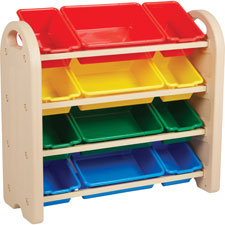 Early Childhood Res. Storage Bins 4-tier Organizer