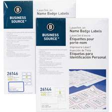 Bus. Source Laser/Inkjet Name Badge Labels