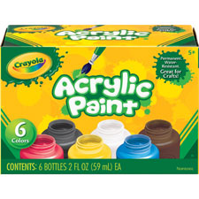 Crayola 6-color Acrylic Paint Set