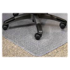 Lorell PlushMat Standard Lip Chairmat