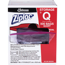 SC Johnson Ziploc Quart Storage Bags
