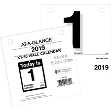 At-A-Glance "Today Is" Desk Calendar Refills