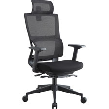 Lorell High Back Mesh Chair w/ Headrest