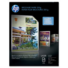 HP 52 lb Glossy Brochure Paper