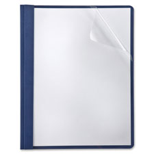 Oxford Linen Clear Front Report Covers