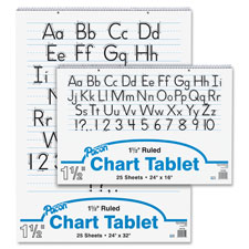 Pacon Ruled Manuscript Chart Tablet