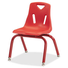 Jonti-Craft Powder-ctd Leg Color 12" Plastic Chair