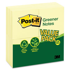 3M Post-it Greener Notes Recycled Value Packs