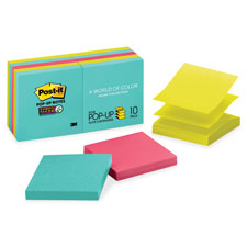 3M Miami Post-it 90-sht Pad Super Sticky Notes