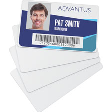 Advantus DIY Plastic ID Cards