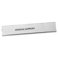 Panco Clear Magnetic Tube 1" Label Holders