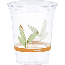 Solo Cup Bare Eco-Forward 12 oz. Squat RPET Cups