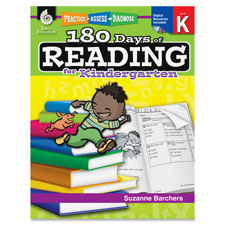 Shell Education 180 Days Reading for Kndrgrtn Book