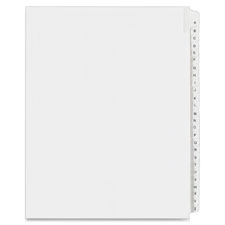 Avery Side Tab Collated Legal Index Dividers