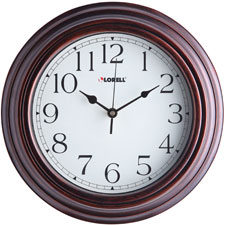 Lorell 11-3/4" Antique Design Classic Wall Clock