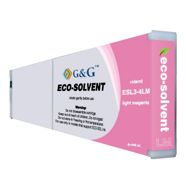 Premium Quality Light Magenta Eco Sol-Max Ink compatible with Roland ESL3-4LM