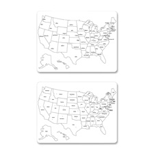 Chenille Kraft Large USA Map Whiteboard