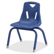 Jonti-Craft Powder-ctd Leg Color 14" Plastic Chair