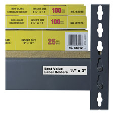 C-Line Best Value Peel/Stick Shelf Label Holders