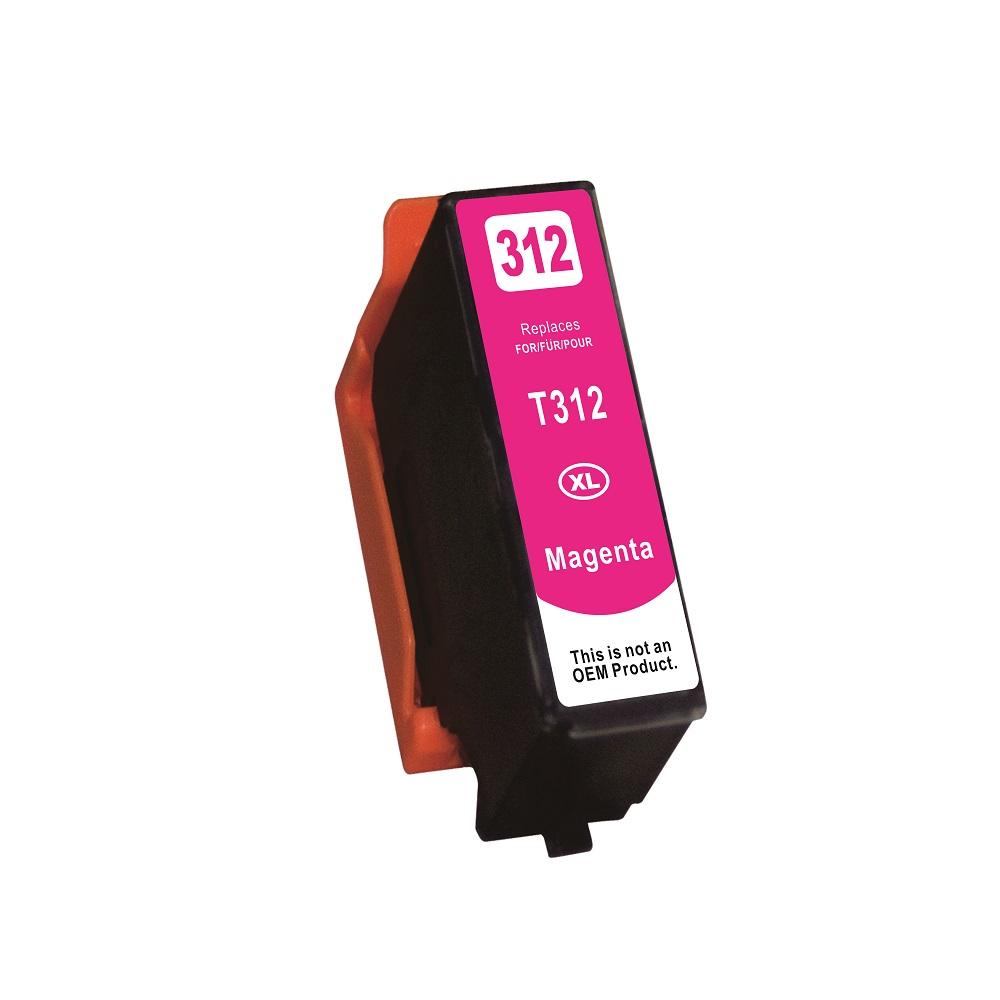 Premium Quality Magenta High Yield Ink Cartridge compatible with Epson T312XL320-S (Epson 312XL)