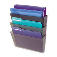 Deflecto 3-Pocket DocuPocket Letter Wall File