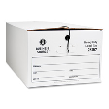 Bus. Source Heavy Duty Legal Size Storage Box