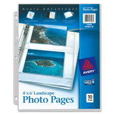 Avery Landscape 4"x6" Photo Pages