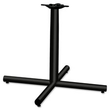 HON Single Column Black Table Base