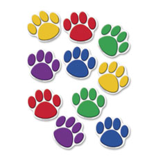 Teacher Created Res. Color Paw Prints Accents