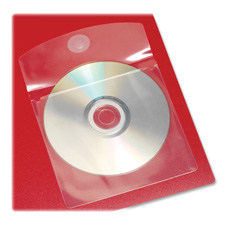 Cardinal HOLDit! Self-Adhesive CD/DVD Disk Pockets