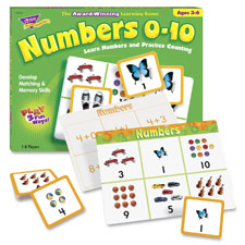 Trend Match Me Numbers 0-10 Learning Game