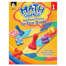 Shell Education Grade 1 Math Games Practice Book
