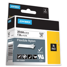 Dymo 1" Flexible Nylon Rhino Label Tape