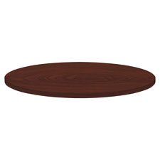 Lorell Hospitality Table Mahogany Round Tabletop