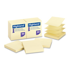 3M Highland Yellow Pop-up Notes
