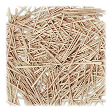 Chenille Kraft Wood Natural-color Flat Toothpicks