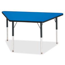 Jonti-Craft Adult-ht Classic Color Trapezoid Table