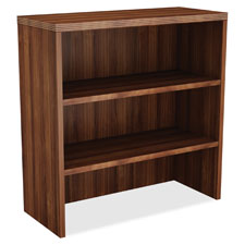 Lorell Chateau Series Walnut Stack-on Bookcase