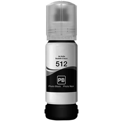 Premium Quality Photo Black Ink Bottle compatible with Epson T512120-S (Epson T512)