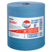 Kimberly-Clark WypAll X80 Blue Wipers Jumbo Roll