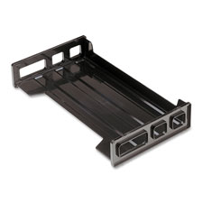 Officemate Black Side-Loading Desk Trays